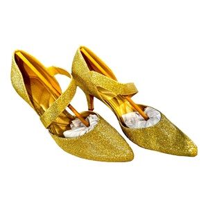 My Soft Gold Heels Size 8